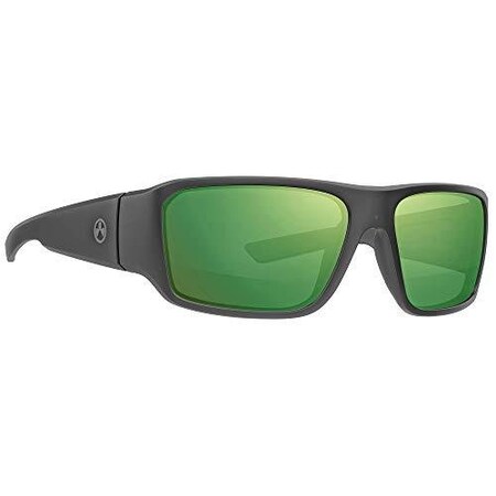 Magpul Rift Eyewear, Polarized Black Frame High Contrast Violet LensGreen Mirror MAG1126-1-001-4050
